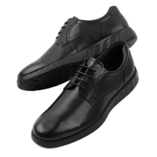 韩国直邮Ecco爱步皮鞋男款头层牛皮英伦风商务休闲520304-01001