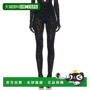 1h可退 香港直邮潮奢 ALEX PERRY 女士 Stocking 动物纹烧焦感长