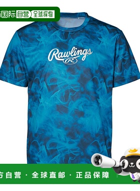 日本直邮 Rawlings 少年幽灵烟雾图案半袖T恤 [AST14S02J]