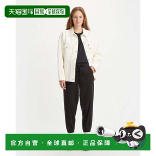 自营Levi's Off Duty Joggers Women's  Black Drawstring Waist