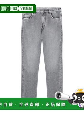 香港直邮Versace 磨边牛仔长裤 10161061A11098牛仔裤