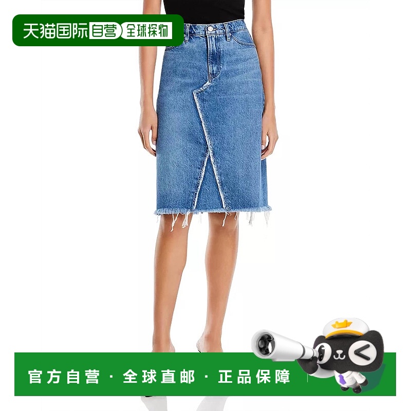 自营frame蓝蓝色解构牛仔裙 美国奥莱直发