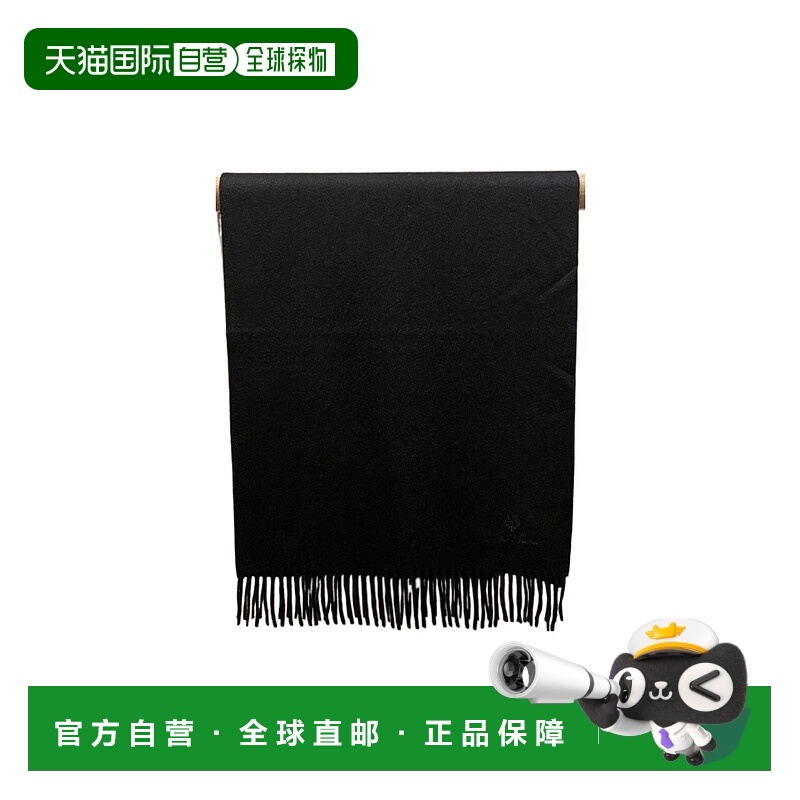 香港直邮Loro Piana logo标识围巾 FAO3766羊绒流苏