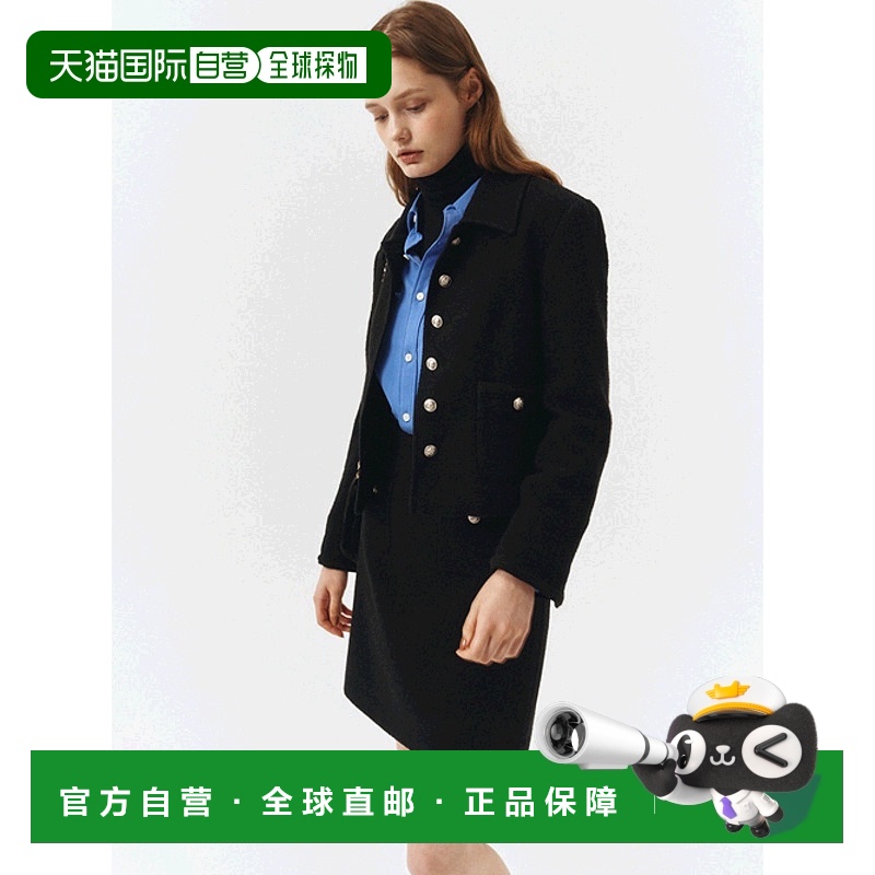 韩国直邮Dunst2023秋冬新品中性风经典女款夹克UDJA3C207BK羊毛