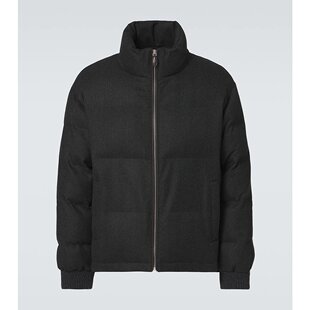 潮奢 Berluti 伯尔鲁帝 男士 人字纹羊毛蓬松夹克 004119