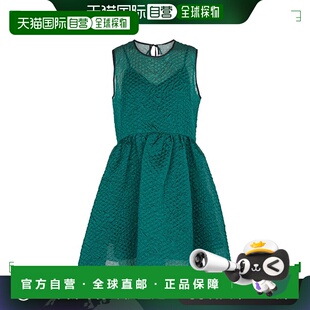 香港直邮VICTORIA BECKHAM 维多利亚 贝克汉姆 女士 真丝混纺泡泡