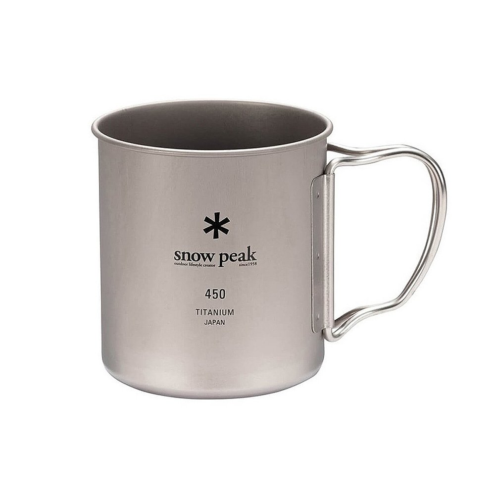 日本直邮SnowPeak雪峰钛水杯日常野营户外杯子MG-143 450L钛杯