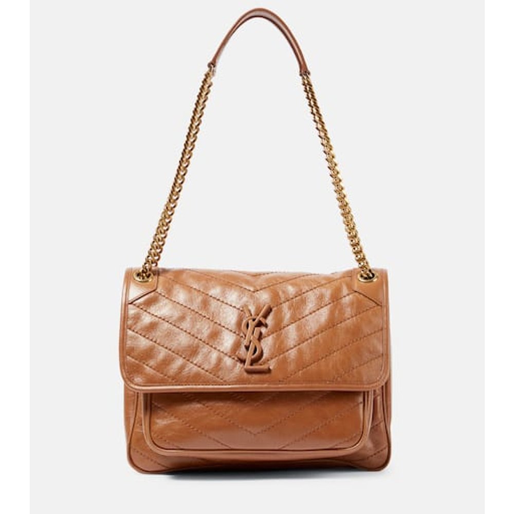 潮奢 Saint Laurent 圣罗兰 女士 Niki 中号皮革肩包