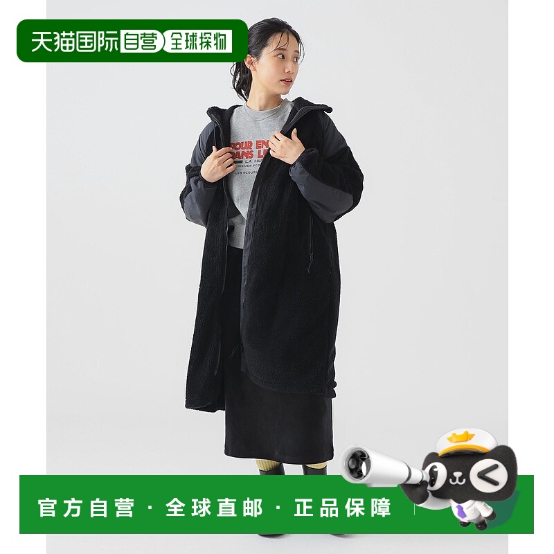 1h可退 日本直邮WILD THINGS 女士 仿羊羔毛感连帽摇粒绒外套 微