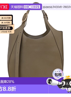 香港直邮LONGCHAMP 珑骧 Le Foulonne 银色金属硬件牛皮革托特包