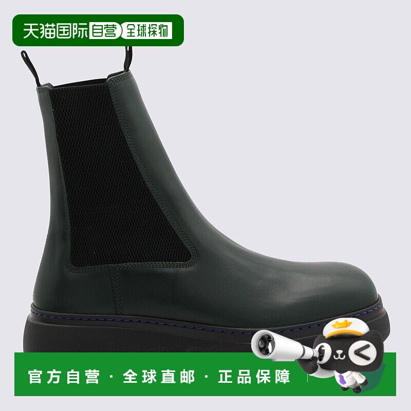 香港直邮BURBERRY 男士靴子 8074918B7325 AW2023 绿色
