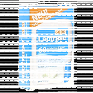 欧洲直邮德国乐迪士Lactrase 6000FCC乳糖酶片 60粒/盒