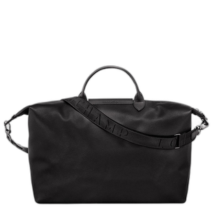 欧洲直邮longchamp珑骧PliageXtra牛皮可拆卸调节肩带旅行手提包