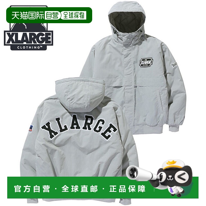 日本直邮XLARGE尼龙羽绒夹克 [101253021010 FW25] 男士外套羽绒