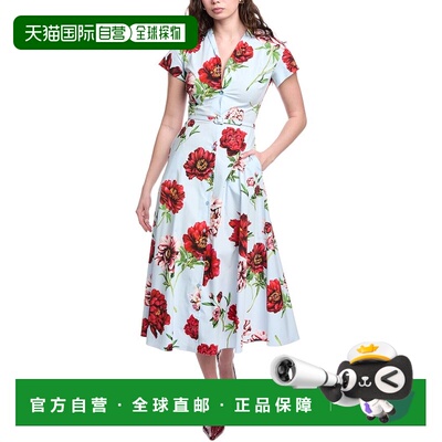 自营Oscar de la Renta Maxi Dress - blue 美国奥莱直发连衣裙