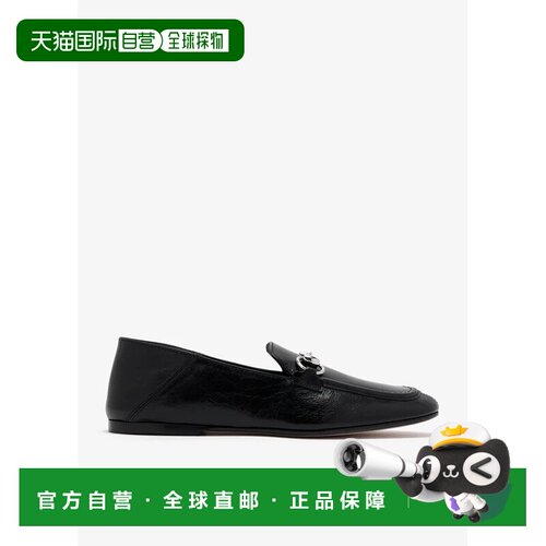 香港直邮GUCCI 女士芭蕾乐福鞋 875158AAFQB1000 AW2026 黑色 Jor
