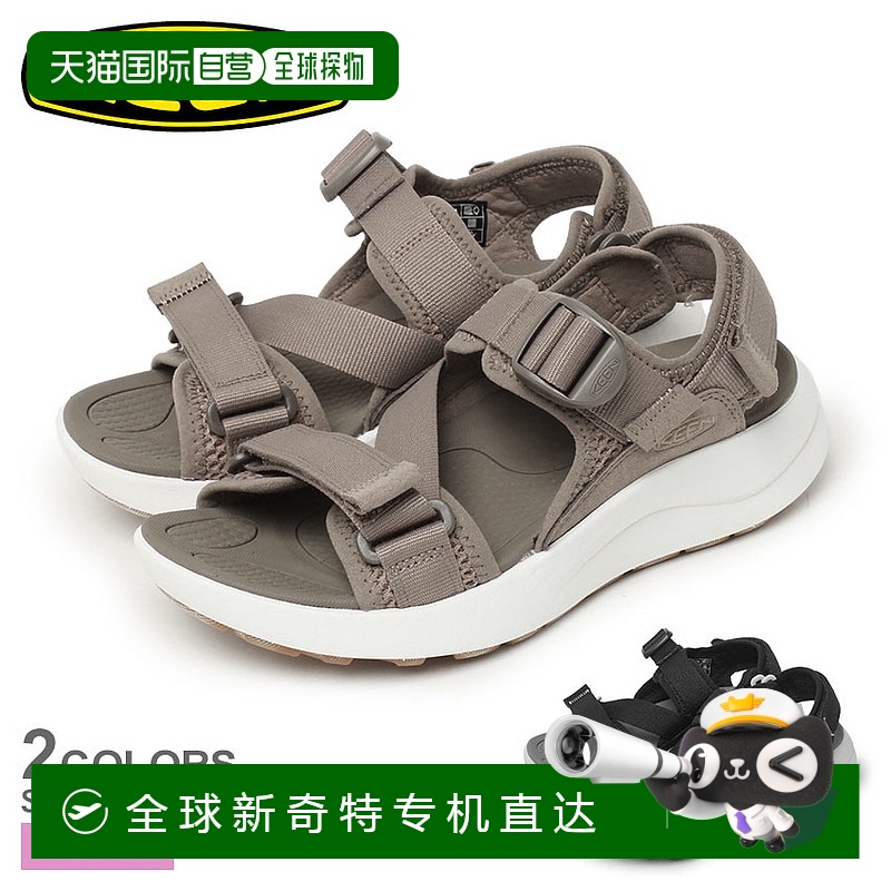 日本直邮KEEN 运动凉鞋女式黑灰色 ELLE SPORT BACKSTRAP 1028616