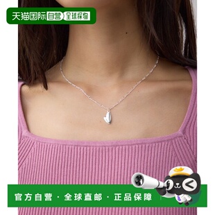 1h可退 日本直邮AZUL BY MOUSSY 女士 不锈钢心形吊坠菲格罗链项