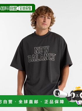 日本直邮New Balance 男士短袖T恤 上衣 吸汗 快干 AMT51509