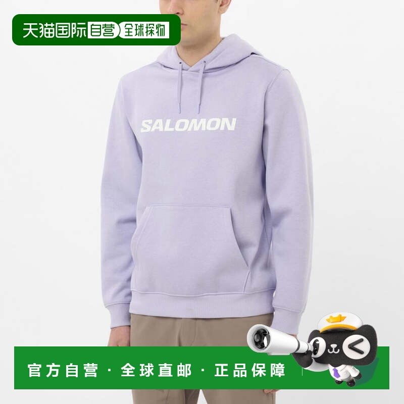 日本直邮Salomon 2025秋冬男士户外休闲连帽卫衣 萨克蓝色,运动服/休闲服装,运动卫衣/套头衫,淘宝优惠券,粉丝福利购,淘宝优惠卷