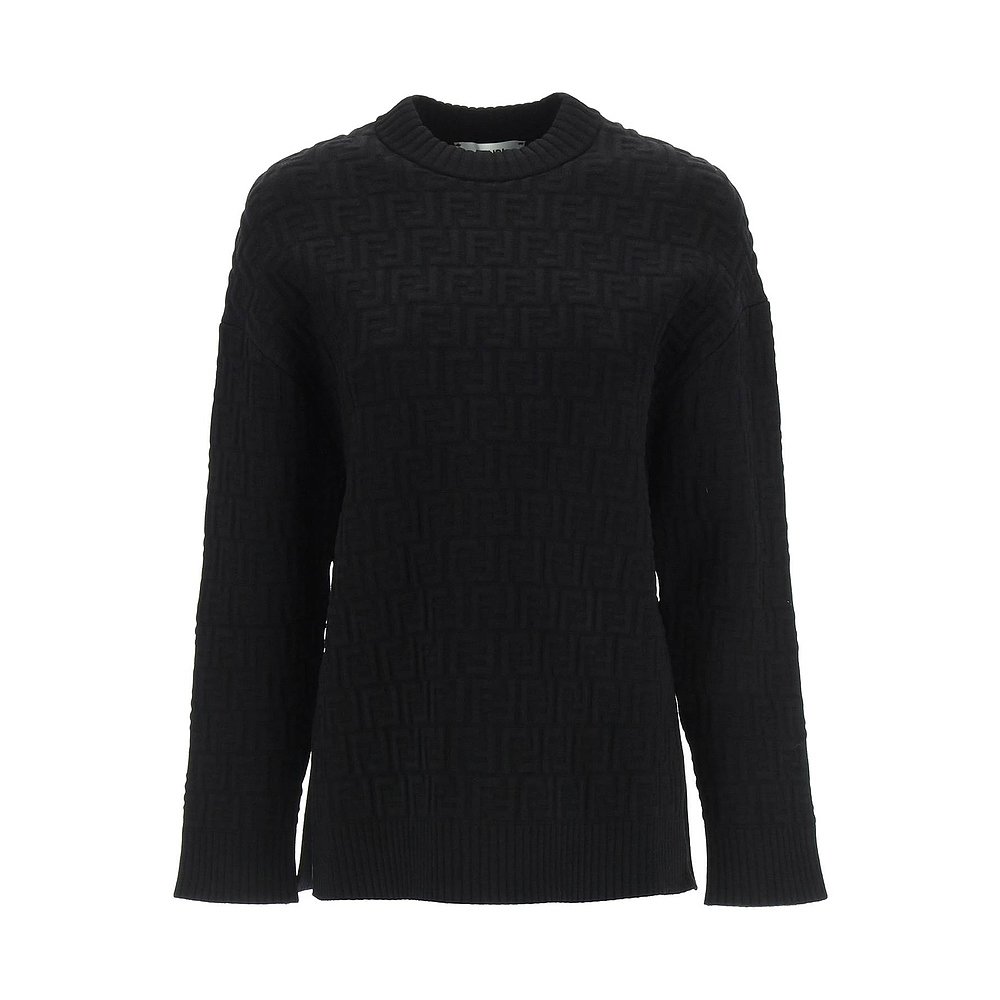 FENDI 女士针织毛衣 FZX810AJTEF0GME SS2022 黑色