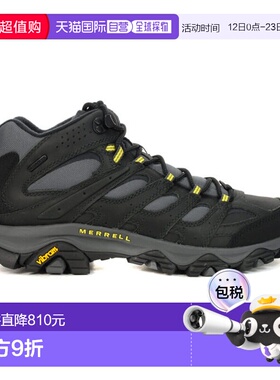 香港直邮Merrell 男士 Moab 3 保暖花岗岩色/高亮防水徒步靴 J036