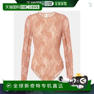 香港直邮ZIMMERMANN 蕾丝连体衣 1h可退 女士 pink粉色 舒适时尚