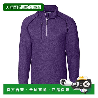 自营 cutter & buckCutter&Buck Mainsail毛衣针织男式半拉链套头
