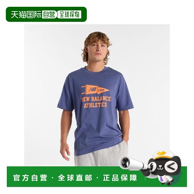 日本直邮New Balance-大学佳南山南芒短袖T恤新款球衣