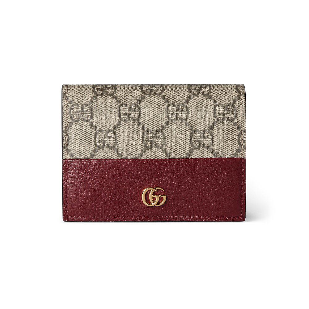 Gucci 古驰 女士 GG Marmont系列双色迷你钱包 841358AAE5E