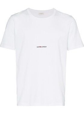 潮奢 Saint Laurent 圣罗兰 男士 logo印花T恤 464572YB2DQ