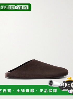 1h可退 香港直邮潮奢 The Row 男士 Hudson 绒面革便鞋 F2118L302