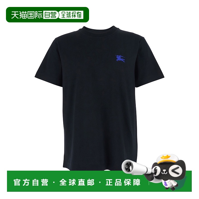 香港直邮Burberry 巴宝莉 男士 Polos T恤黑色T恤 8121702博柏利