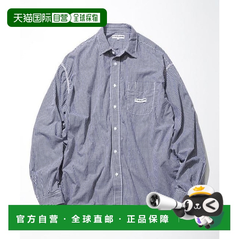 1h可退 日本直邮CAHLUMN Magazine Pocket ChainStitch衬衫