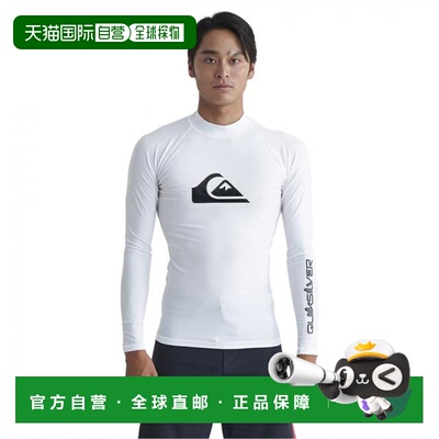 日本直邮Quiksilver 长袖速干UV防晒ALL TIME LR 24SP冲浪防晒服