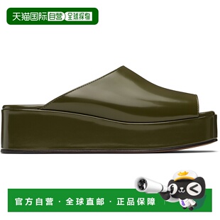 1h可退 香港直邮潮奢 The Row 女士 卡其色 Emi Flatform 凉鞋 F1