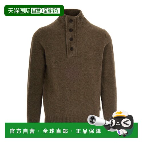 1h可退 香港直邮Barbour 男士卫衣 MKN0585ST71 AW2025 棕色 长袖