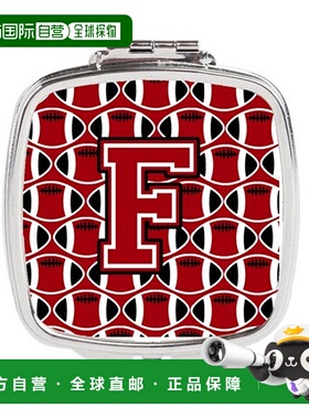 自营Carolines Treasures CJ1073-FSCM 字母 F 足球红,正品