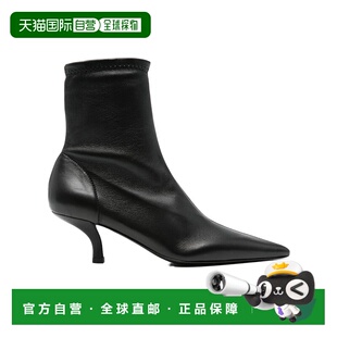 香港直邮Toteme 尖头短筒靴 244WAS0161LE0089