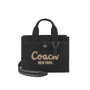 专柜款 COACH 女士帆布单肩手提包CP164LHBLK