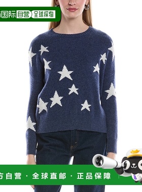 自营philosophy Dropped-Shoulder Cashmere Sweater - blue 美国