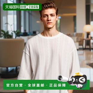 1h可退 日本直邮33Degrees男士立体感 Native 风lace编织T恤 25A-