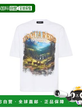 香港直邮DSQUARED2 男士T恤 S74GD1467S24583100 AW2025男装