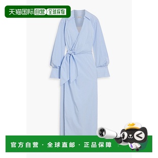 Briar 女士 裹式 条纹棉混纺府绸长款 1h可退 衬衫 香港直邮Simkhai