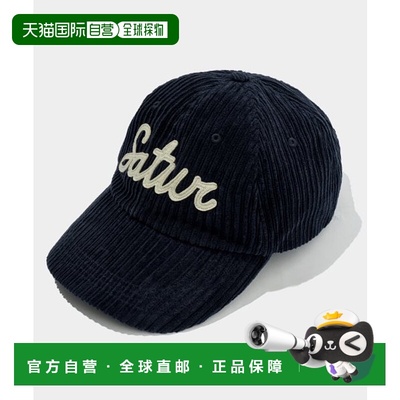韩国直邮SATUR设计师款大气简约日常休闲个性棒球帽SA23FWUA03NV