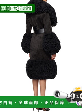 香港直邮Alaia 长袖仿羊毛大衣 AA9M10286M896