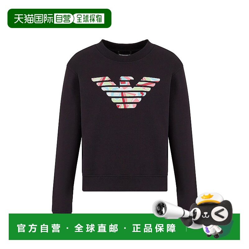 香港直邮Emporio Armani 鹰标圆领卫衣 3L2M8Z2J49Z