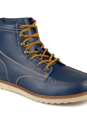 【美国奥莱】直发 Vance Co. 男式 Wyatt 假趾靴 - 蓝色