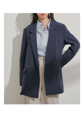 1h可退 日本直邮VIS女士清凉感亚麻风西装外套 2024ABVV34200