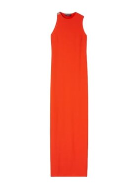 GUCCI 女士连衣裙 827346ZAF5Z7521 AW2025 橙色 无袖连衣裙